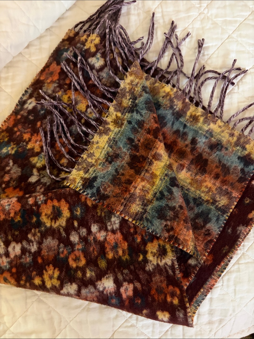 Gilmore Girls Inspired Floral Scarf Like New O/S